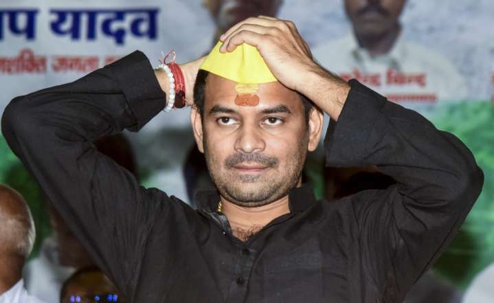 Bihar polls: Lalu Prasad's elder son Tej Pratap booked for MCC 'v...