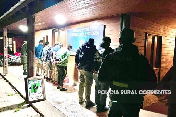 TODOS DETENIDOS! Seis personas pretendían ingresar a una estancia de Corrientes para cometer delitos