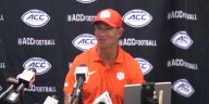 Clemson head coach Dabo Swinney opening statement after first conference win over UNC
