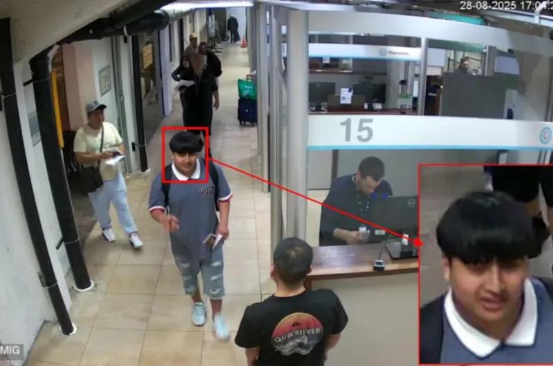 Crimen en Florencio Varela: difundieron las imágenes de "Pequeño J" ingresando al país por un puesto de Migraciones