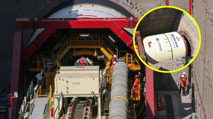 La falla que tiene detenida la construcción de la Línea 7 del Metro de Santiago hace tres meses: Podría retrasar su inauguración