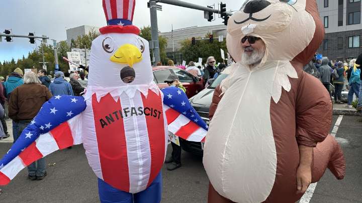 Latest 'No Kings' rally draws fresh ire in many Oregon communities