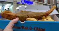 We had a perfect chippy tea at one of the region's best seaside towns
