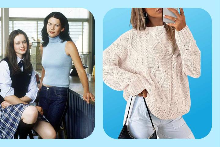 This Cable Knit Sweater Has a ‘Gilmore Girls’ Look, and It’s Under $30