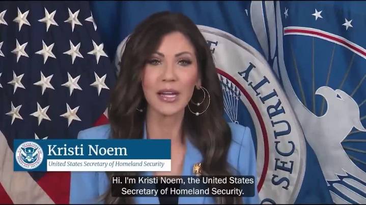 Kristi Noem's Gross Propaganda Video Violates Hatch Act