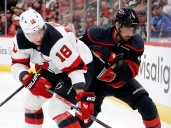 Jarvis, new arrival Miller help Hurricanes beat Devils 6