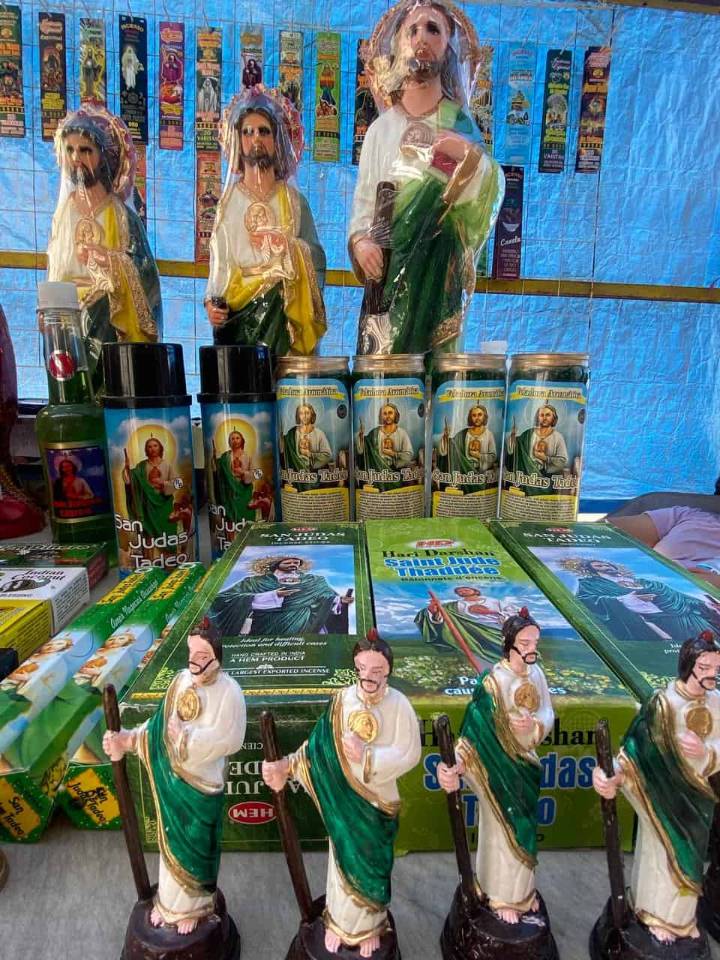 Devoción y comercio en honor a San Judas Tadeo