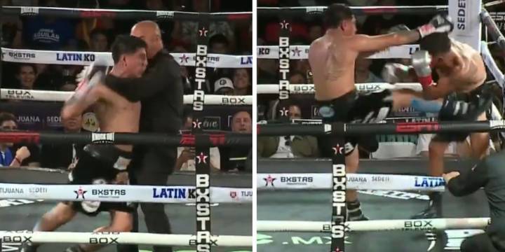 Ángel “Tashiro” Fierro es descalificado por patear a Abraham Cordero: así fue la agresión ilegal