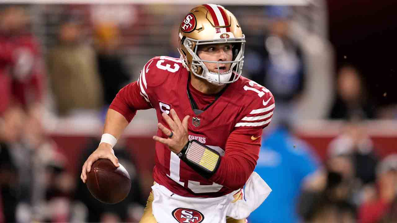 49ers’ Purdy, Pearsall, Jennings all out vs. Rams