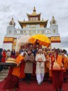 LG Sinha Returns with Buddha Relics, Urges Kind, Just World