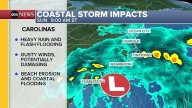 Potential nor’easter poses threat to East Coast, bringing heavy rain, damaging winds to major cities