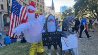 Hundreds of people in downtown San Antonio join nationwide ‘No Kings’ protests on Saturday