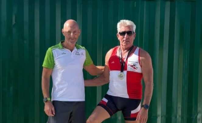 Antonio Ojeda, Rosa Rey, Lola Cruz, Isabela Martín y Raúl Robles, medallas de Piragua Cross