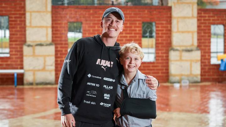 Nedd Brockmann surprises Perth’s Harper Lude who raised an incredible $12.5k and topped his donation charts