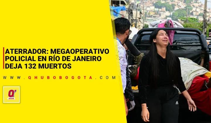Aterrador: megaoperativo policial en Río de Janeiro deja 132 muertos