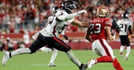 Christian McCaffrey's 200-yard game from scrimmage powers 49ers past Falcons 20