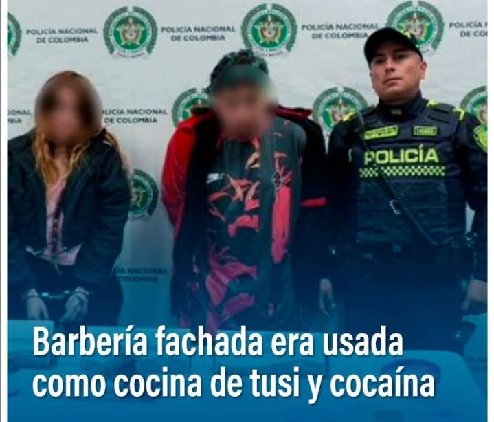 «Barbería Fachada: Capturan a Dos Profesionales Vinculados al Tráfico de Drogas en Ciudad Bolívar»