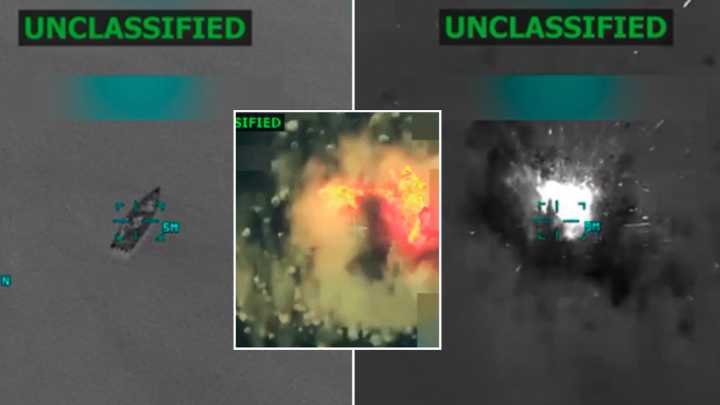 VIDEO: Trump destruye lancha narco vinculada al Cártel de los Soles cerca de Venezuela: seis muertos