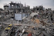 The Latest: Israelis and Palestinians mark 2 years of war