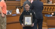 Louisville officer honored for saving man in distress on overpass