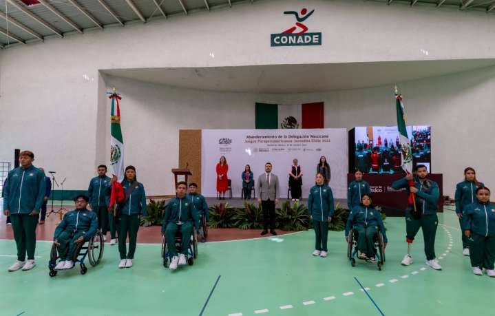 Delegación mexicana es abanderada rumbo a los Juegos Parapanamericanos Juveniles Chile 2025
