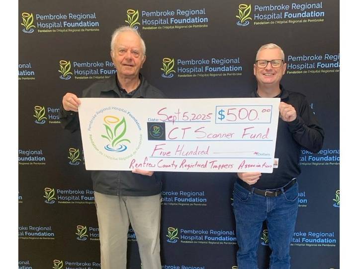 Renfrew County trappers donate to CT scanner fundraiser