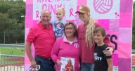 Sophie Cunningham in Jefferson City for breast cancer awareness