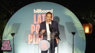 Jorge Mejia From Sony Music Publishing Accepts the Publishing Corporation of the Year Award