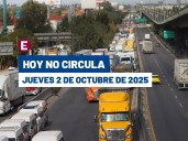 Hoy no Circula del jueves detiene a estos vehículos en CDMX y Edomex