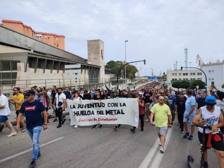 El Gobierno admite que la huelga del metal afectó a las tres plantas de Navantia en la Bahía de Cádiz