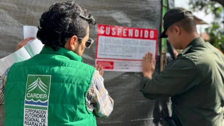 La Carder suspendió la intervención a los recursos naturales en predio de Pereira que estarían adecuando para la construcción de una vivienda en condición de informalidad.