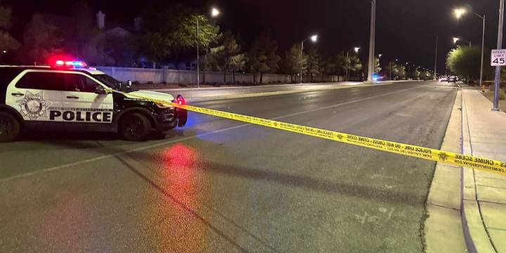 Driver dies after crashing into concrete wall in south Las Vegas Valley