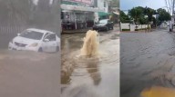 Fuertes lluvias azotan Cuernavaca esta tarde; dejan calles inundadas