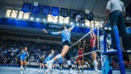 Bluejay volleyball sweeps Red Storm at D.J. Sokol Arena