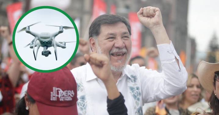 “Violentan mi privacidad”: Noroña denuncia acoso de drones en su mansión de Tepoztlán