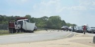 One seriously injured in College Station crash involving dump truck