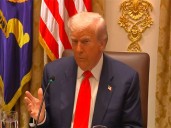 “We’re closing up Democrat programs,” says Trump