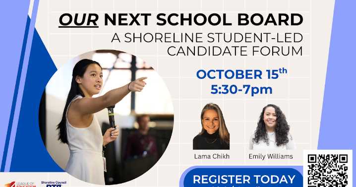 Shoreline Student-Led Virtual Forum with School Board Candidates
