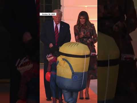 Heads Up! Trump Pulls SAME Halloween Prank He Pulled in 2019 #shorts