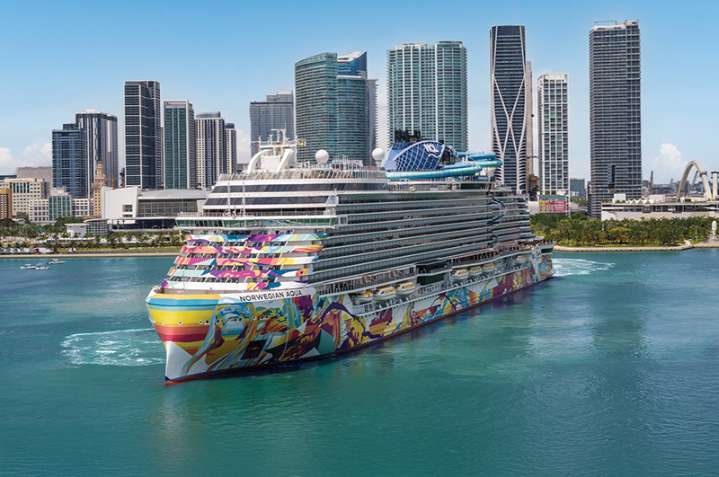 Norwegian Aqua Arrives in Miami for Caribbean Voyages