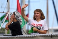 Activists on board Gaza-bound aid flotilla say Israel intercepting vessels
