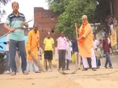 Chhath Puja 2025: Bihar Minister joins cleanliness drive in Gaya