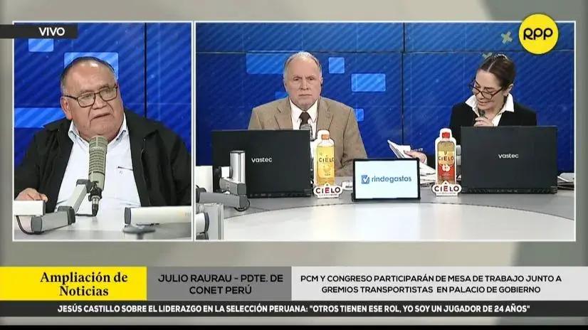 "Al Gobierno, se le ha ido de las manos la seguridad del país; estamos en guerra", aseguró Julio Rau Rau