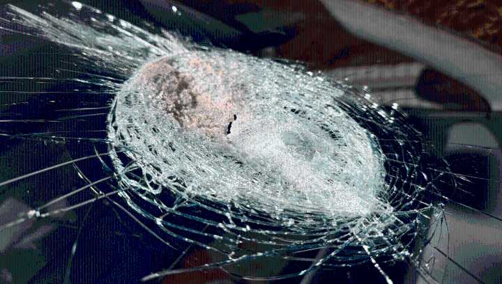 Unidentified Object Melts Windscreen Of A Moving Tesla, In What Could Be A World