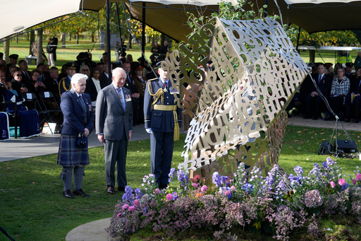 King Charles III dedicates Britain's first national memorial to LGBTQ+ troops