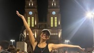 Daniela Celis peregrinó a Luján y pidió por la salud de Thiago Medina