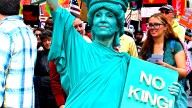 ‘No Kings’ protesters flood NYC on day of anti