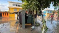 Bajan los Niveles de Agua en Poza Rica tras Desbordarse Río Cazones, al Norte de Veracruz