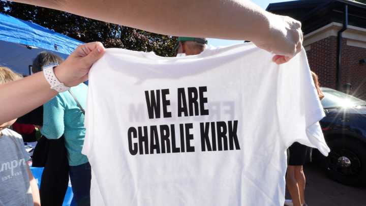 Peace and prayer vigil Charlie Kirk held in downtown Erie