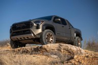 The Toyota Tacoma Hybrid is one big green truck